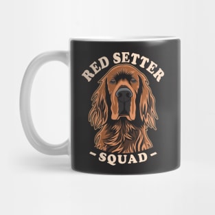 Irish Red Setter Squad Mug